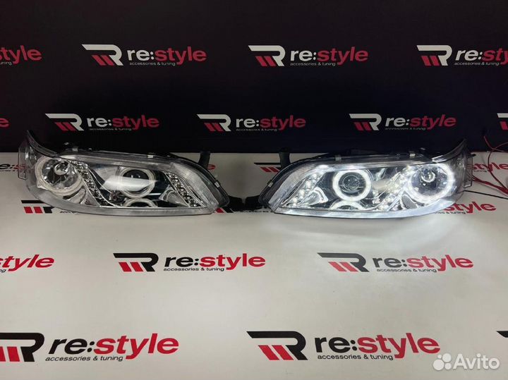 Фары Toyota Mark II 90 LED светлые U1838