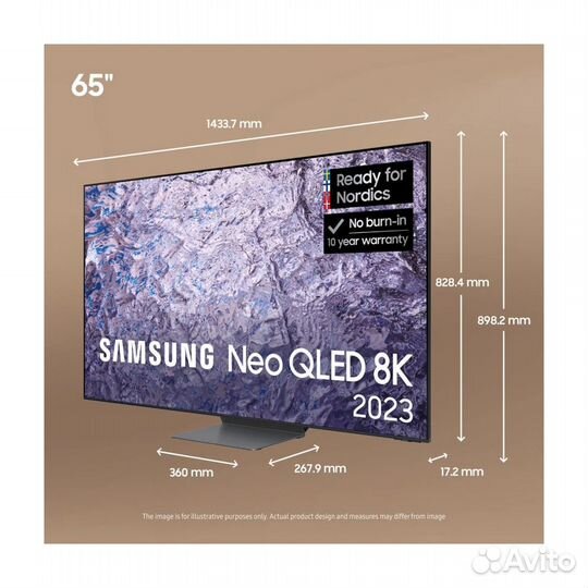 Телевизор Samsung QE65QN800C 2023