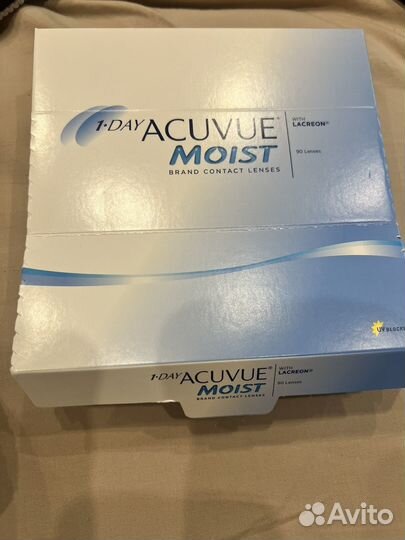 Контактные линзы 1 day acuvue moist -5