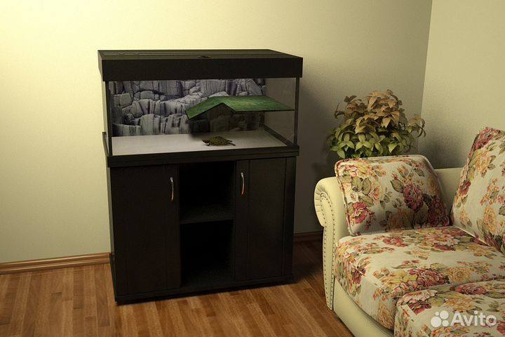 Аквариумы - террариумы для красноухих черепах