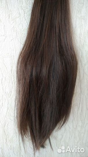 Хвост-шиньон на ленте