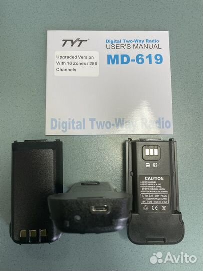 Новые аккумуляторы для раций TYT MD-619