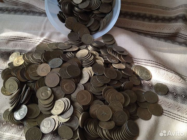 Мелочь СССР 15 кг 1235 коп. Наследство