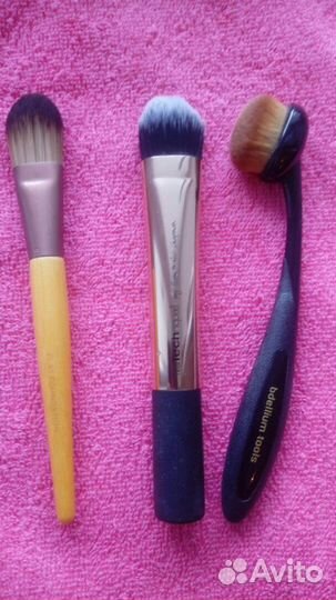 Кисти для тона Ecotools, Real Techniques, Bdellium