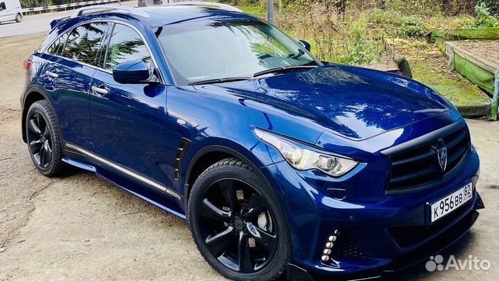 Сплиттеры порогов Infiniti fx/qx70