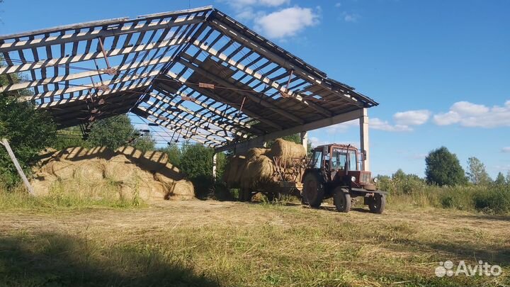 Сено в тюках