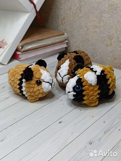 Игрушка морская свинка. вязаная морская свинка