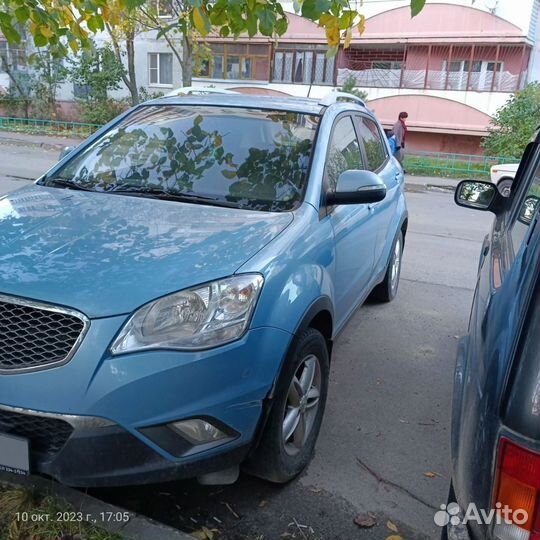 SsangYong Actyon 2.0 МТ, 2011, битый, 192 000 км