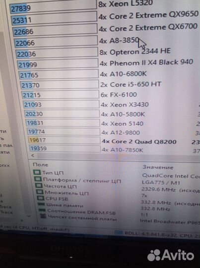 Asus P5B 775+Intel Core 2 Quad Q8200