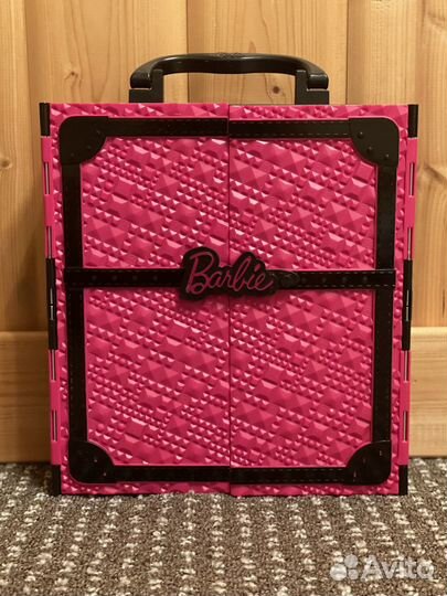 Шкаф для Барби, мотоцикл, лошадь, кухня