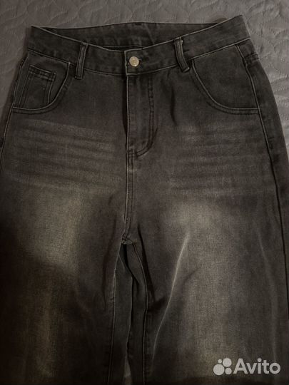 Джинсы женские широкие