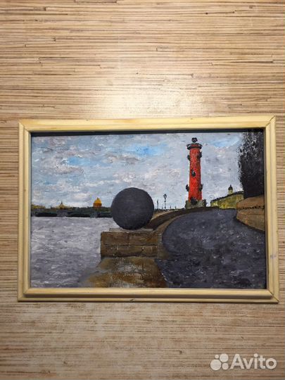 Картина маслом пейзаж Питера