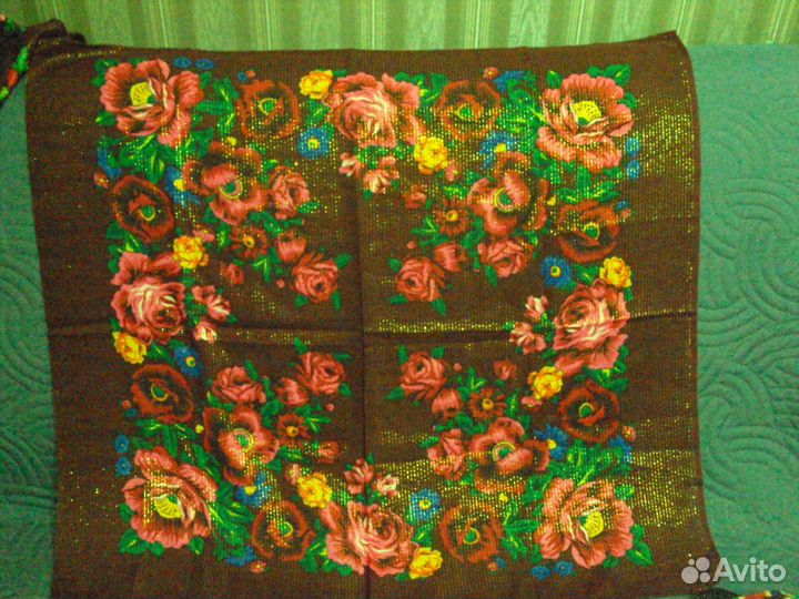 3 женских платка с люрексом СССР