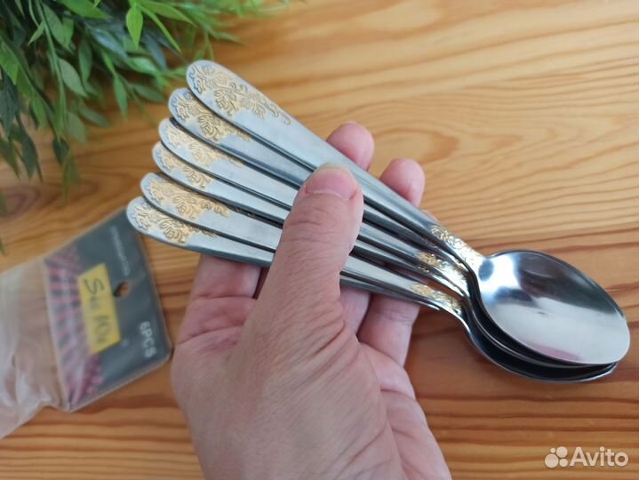 Чайные ложки набор 6 штук