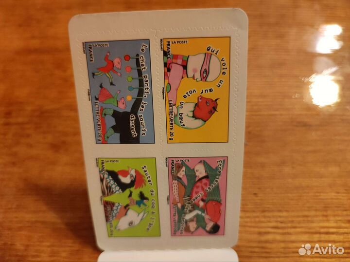 Марки Франция Почтовые марки марочная тетрадка