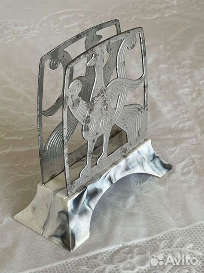 Керамика посуда масленка мельхиор