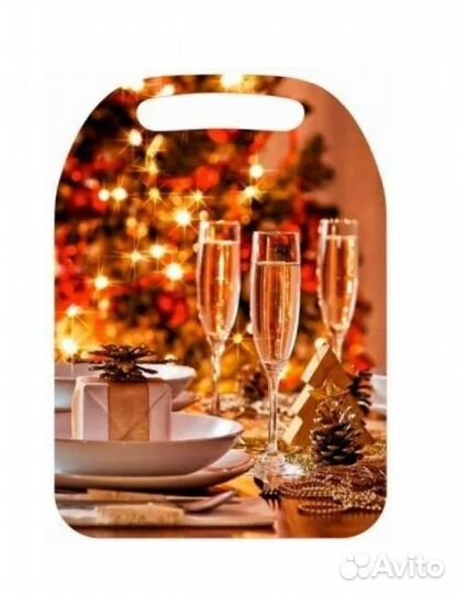Разделочная доска новогодняя