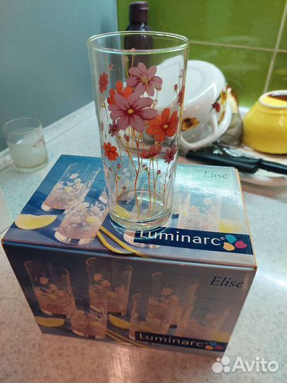 Новый набор стаканов 6 шт Luminarc в коробке