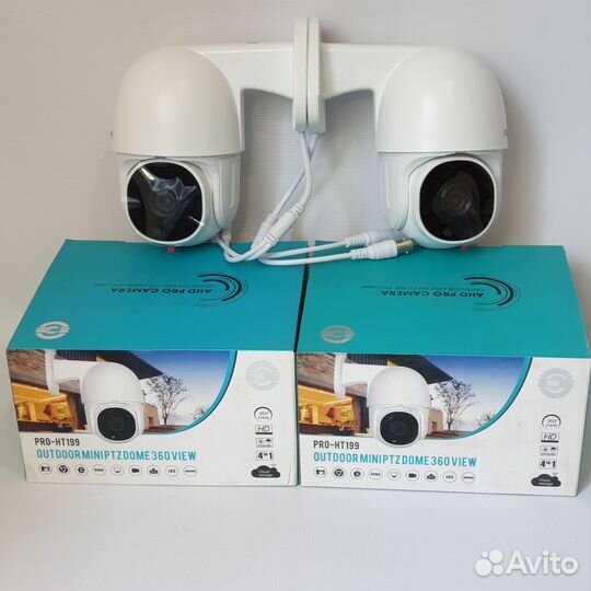 Уличная AHD видеокамера поворотная 2 Мп