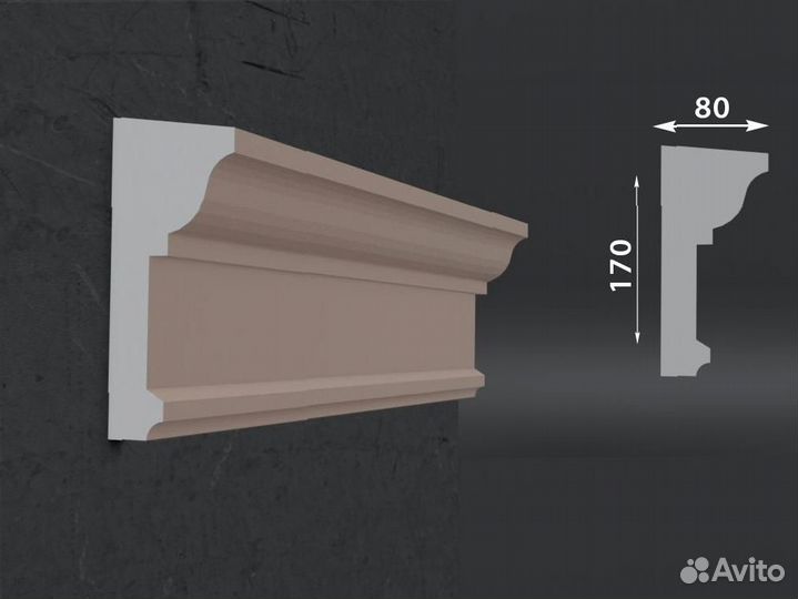 Фасадный декор с защитным покрытием