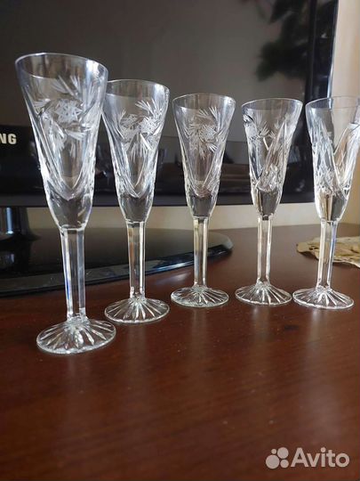 Хрустальные рюмки, времён СССР