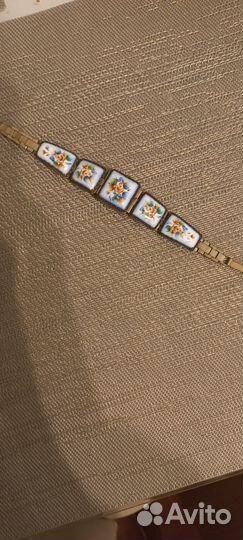 Часы женские финифть СССР