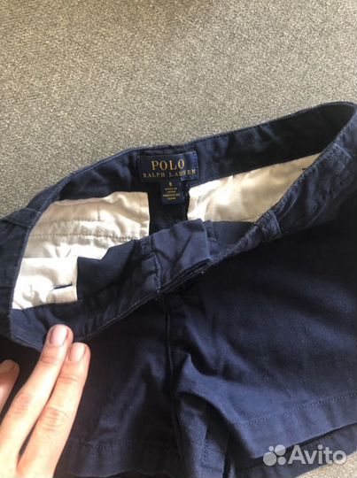 Ralph lauren шорты хлопок темно-синие 8 лет Чино