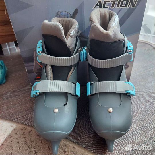 Коньки детские раздвижные 29-32