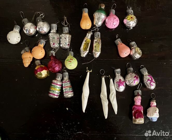 Елочные игрушки СССР одним лотом