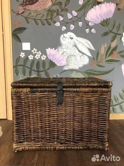 Сундук плетеный
