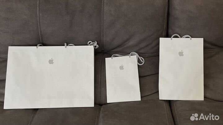 Apple пакет с логотипом