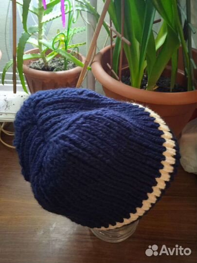 Шапка зимняя для девочки 54 56 новая