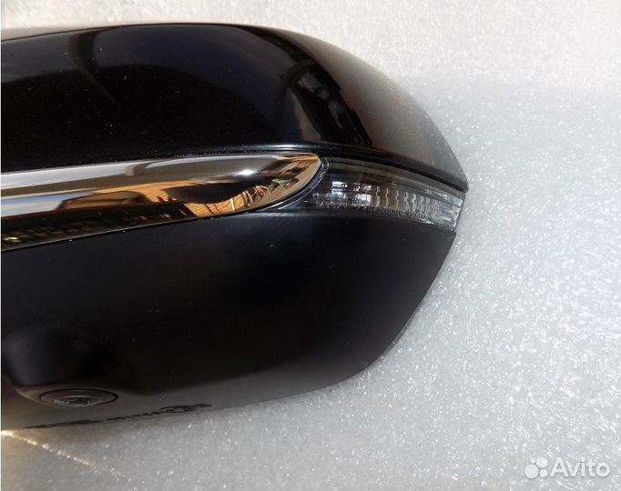 Водительское зеркало Lexus Rx черное 2015-2023