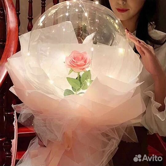 Букет Роз в шаре – подарок, о котором все говорят