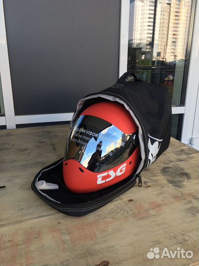 Шлем TSG Pass Pro Solid Color шлем + bonus visor