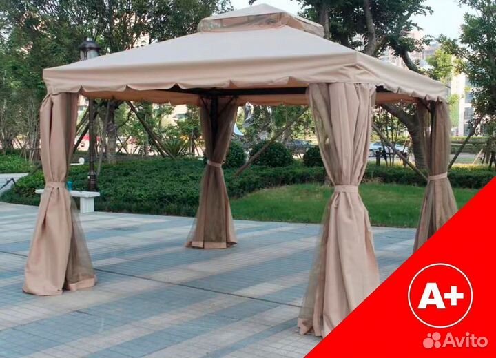 Шатер-беседка летняя 3х3м 3х4м 4х4м
