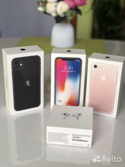 Коробка от iPhone 7, 8,Х, AirPods