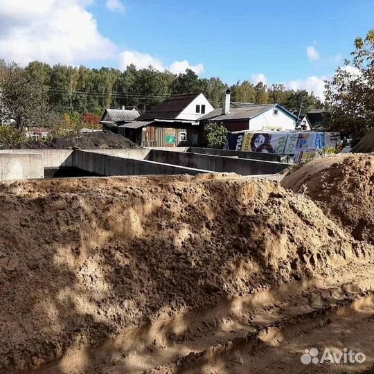 Песок карьерный, мытый