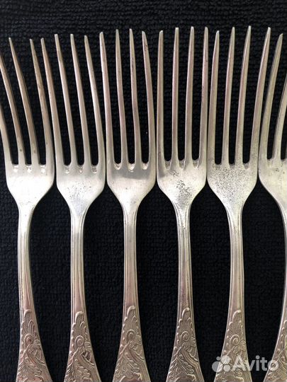 Вилки, ножи мельхиор Кольчугино