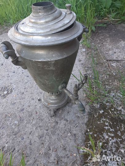 Самовар старинный Тульский патронный завод