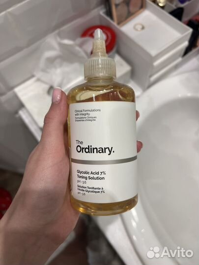 Тоник ordinary aha гликолевая кислота