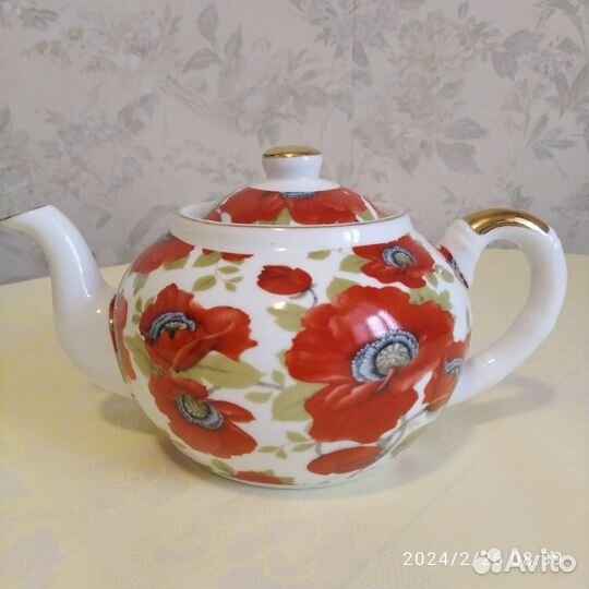 Заварочный чайник костяной фарфор