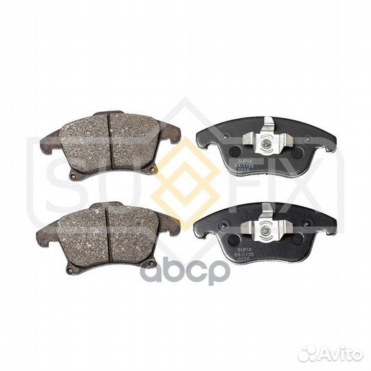 Колодки тормозные дисковые перед прав/лев