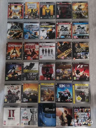 Игры диски на PS3