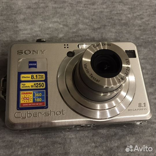 Sony cyber shot dsc-w100 цифровой фотоаппарат