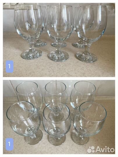 Хрустальные рюмки
