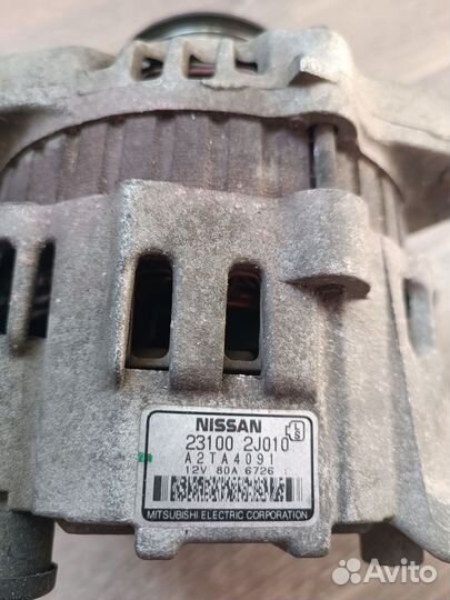 Генератор на nissan primera p 11