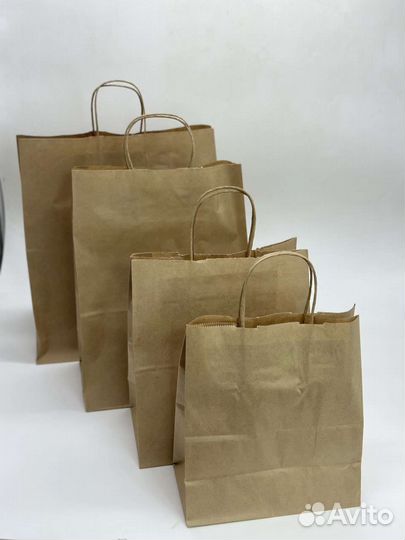Пакеты бумажные крафт