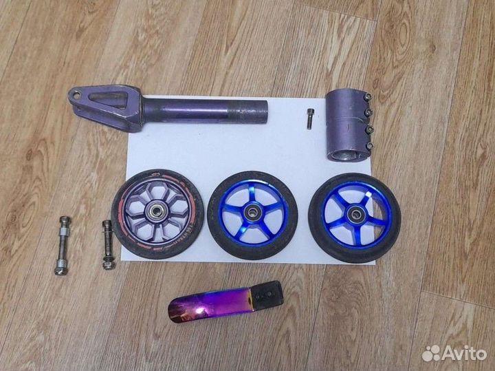 Детали на трюкавой самокат