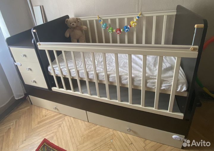 Детская кроватка трансформер